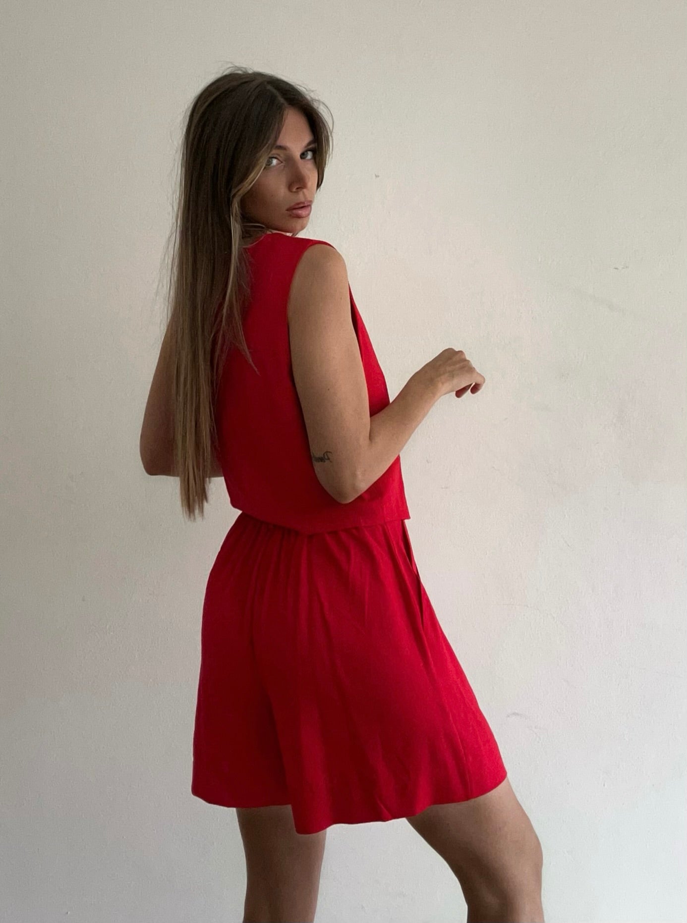 COMPLETO MARGOT MINI ROSSO