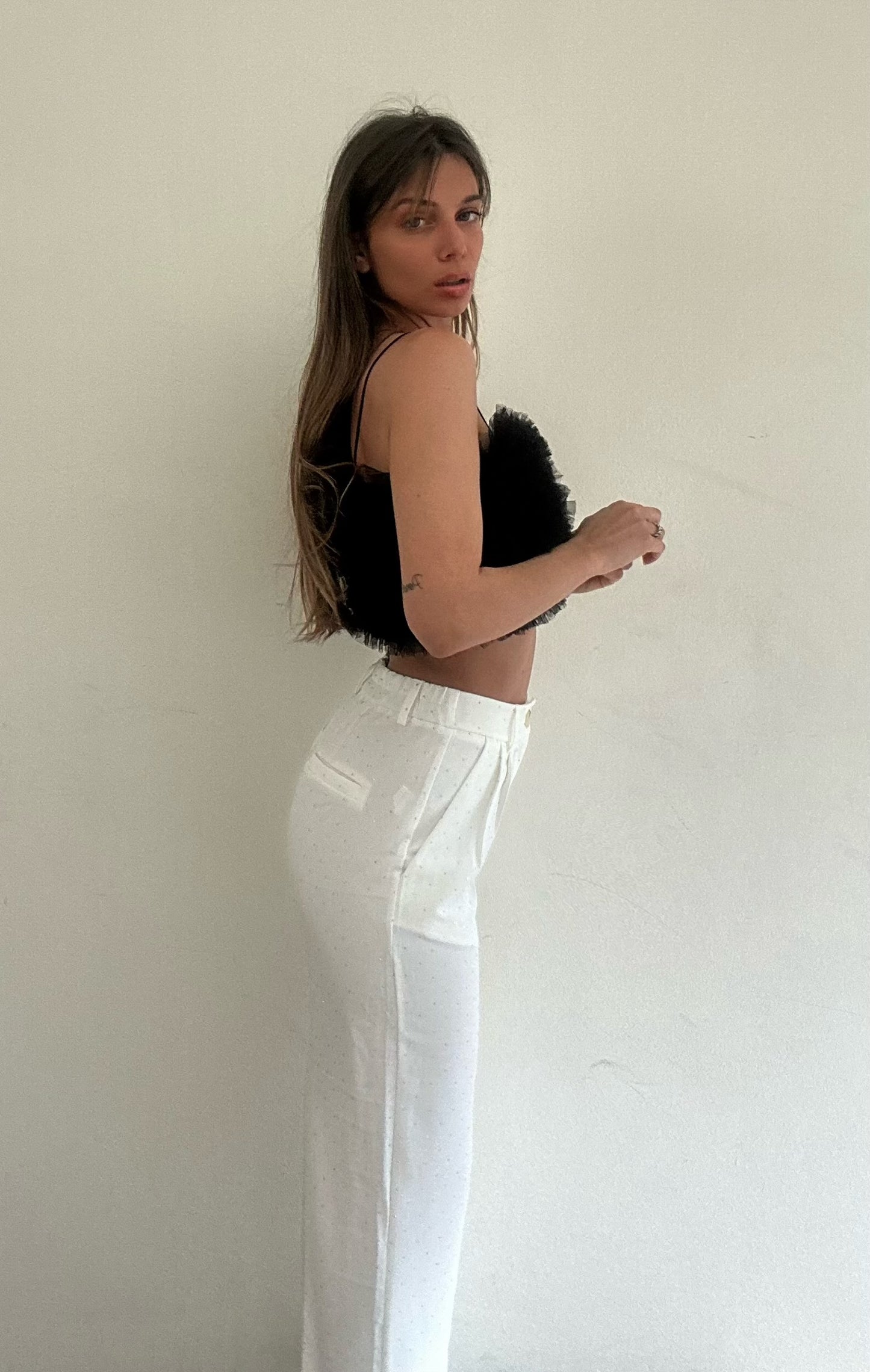 PANTALONE BRILLA BIANCO